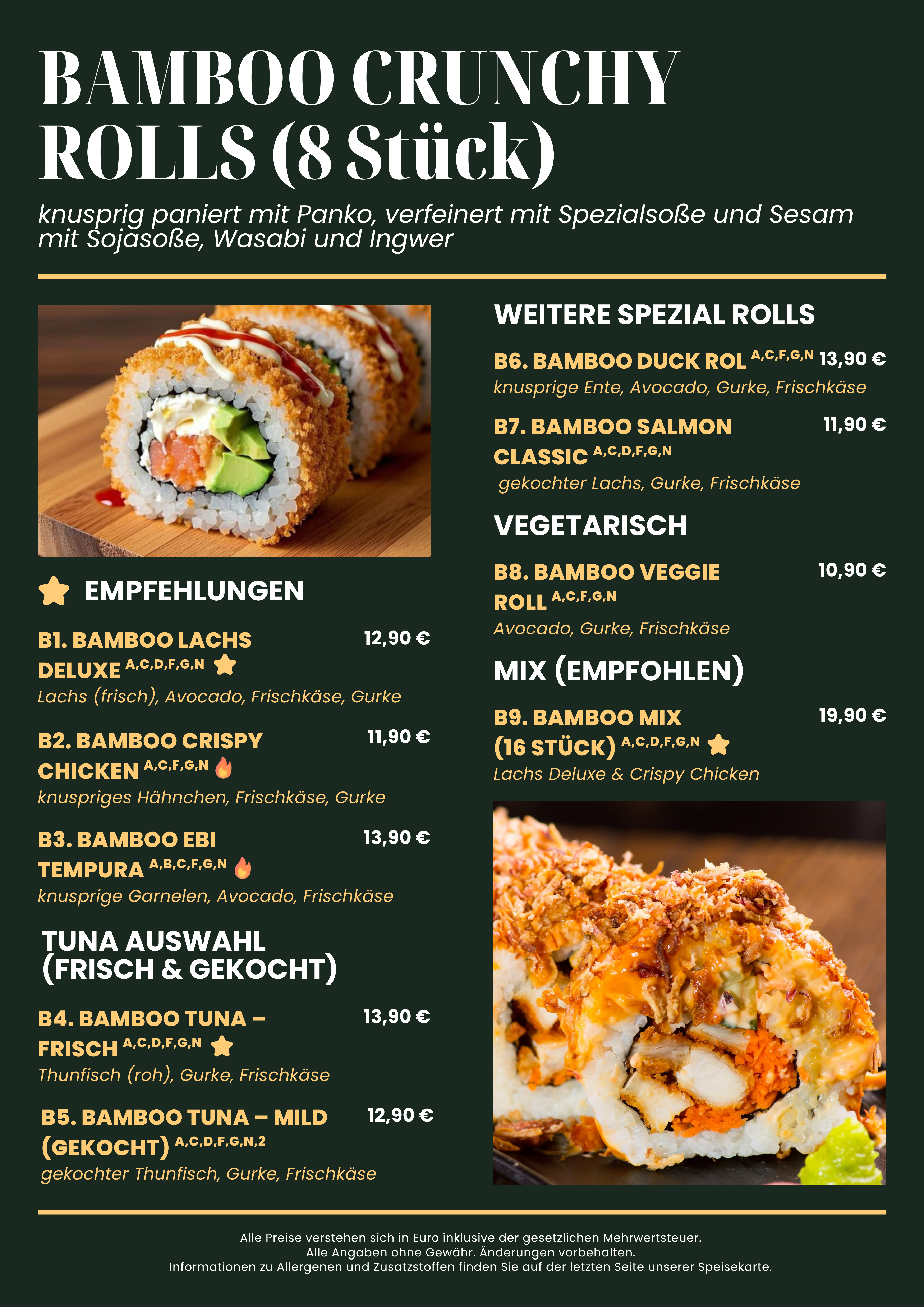 Speisekarte Seite 13